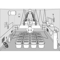 Quad 600 Watt Grow Room Kit (room not included!)