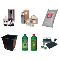 Quality 4 Plant 400W HPS Indoor Soil Grow Kit