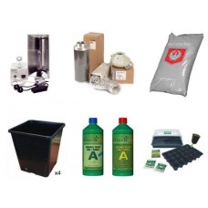 Quality 4 Plant 600W HPS Indoor Soil Grow Kit