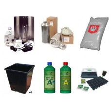 Standard 4 Plant 400W HPS Indoor Soil Grow Kit